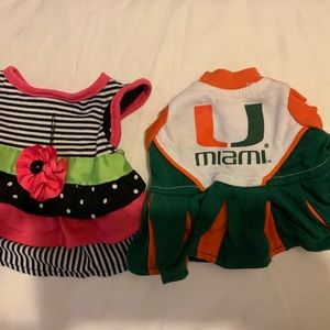 Small Girl Dog Clothes Duo